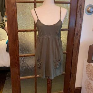 Army green summer dress size small